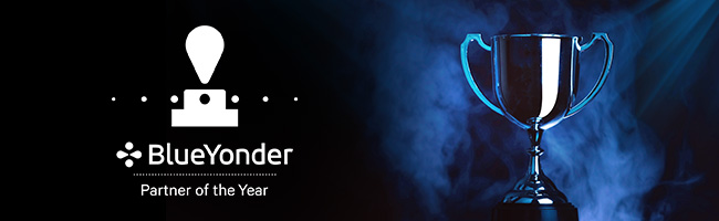 BlueGistics Blue Yonder partner of the year